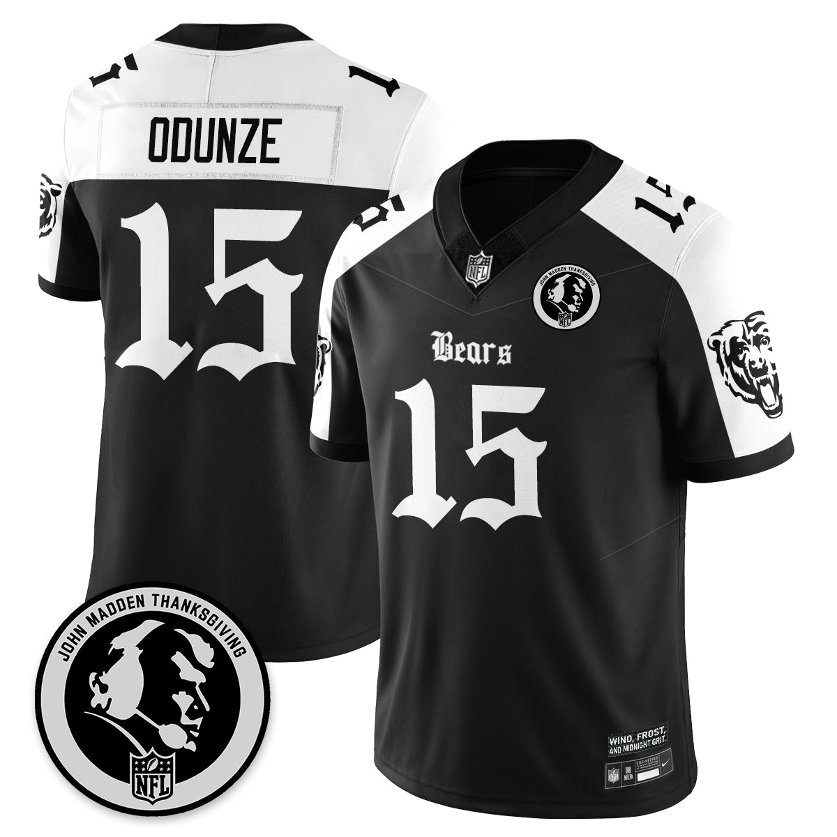 CHI Gothic Vapor Limited Jersey - John Madden Patch - Stitched