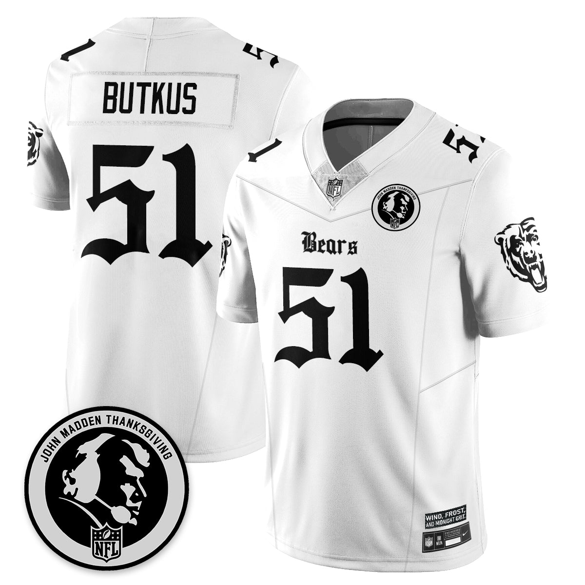CHI Gothic Vapor Limited Jersey - John Madden Patch - Stitched