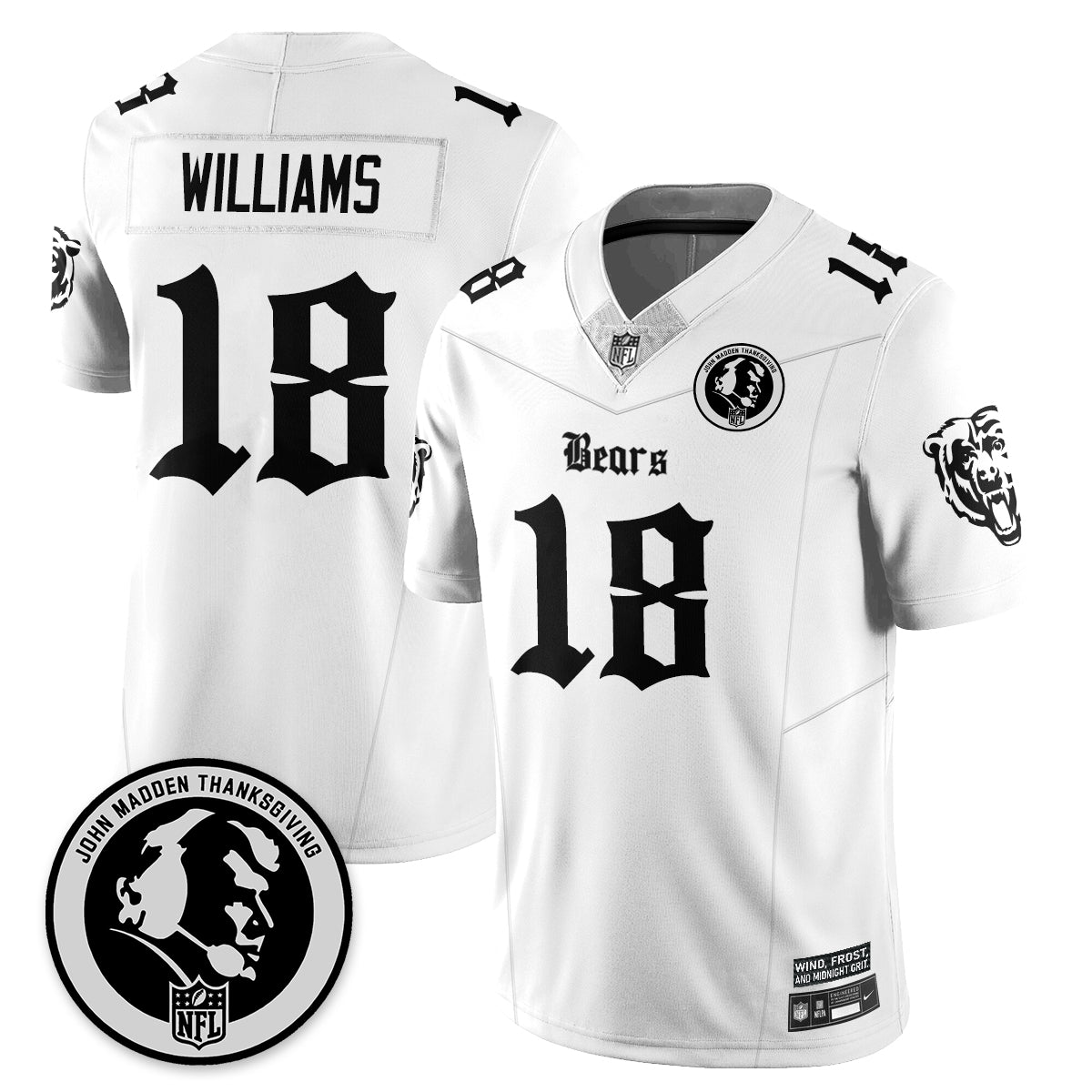 CHI Gothic Vapor Limited Jersey - John Madden Patch - Stitched