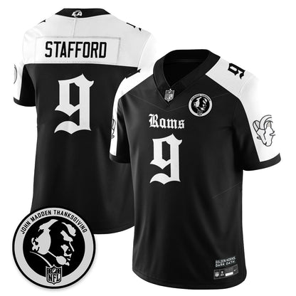 LAR Gothic Vapor Limited Jersey - John Madden Patch - Stitched