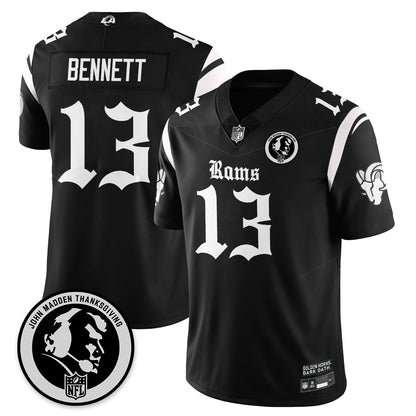LAR Gothic Vapor Limited Jersey - John Madden Patch - Stitched
