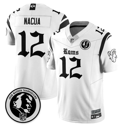 LAR Gothic Vapor Limited Jersey - John Madden Patch - Stitched