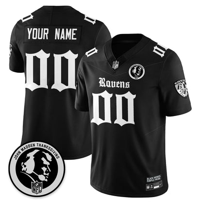 BAL Gothic Vapor Limited Jersey - John Madden Patch - Stitched