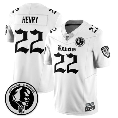 BAL Gothic Vapor Limited Jersey - John Madden Patch - Stitched