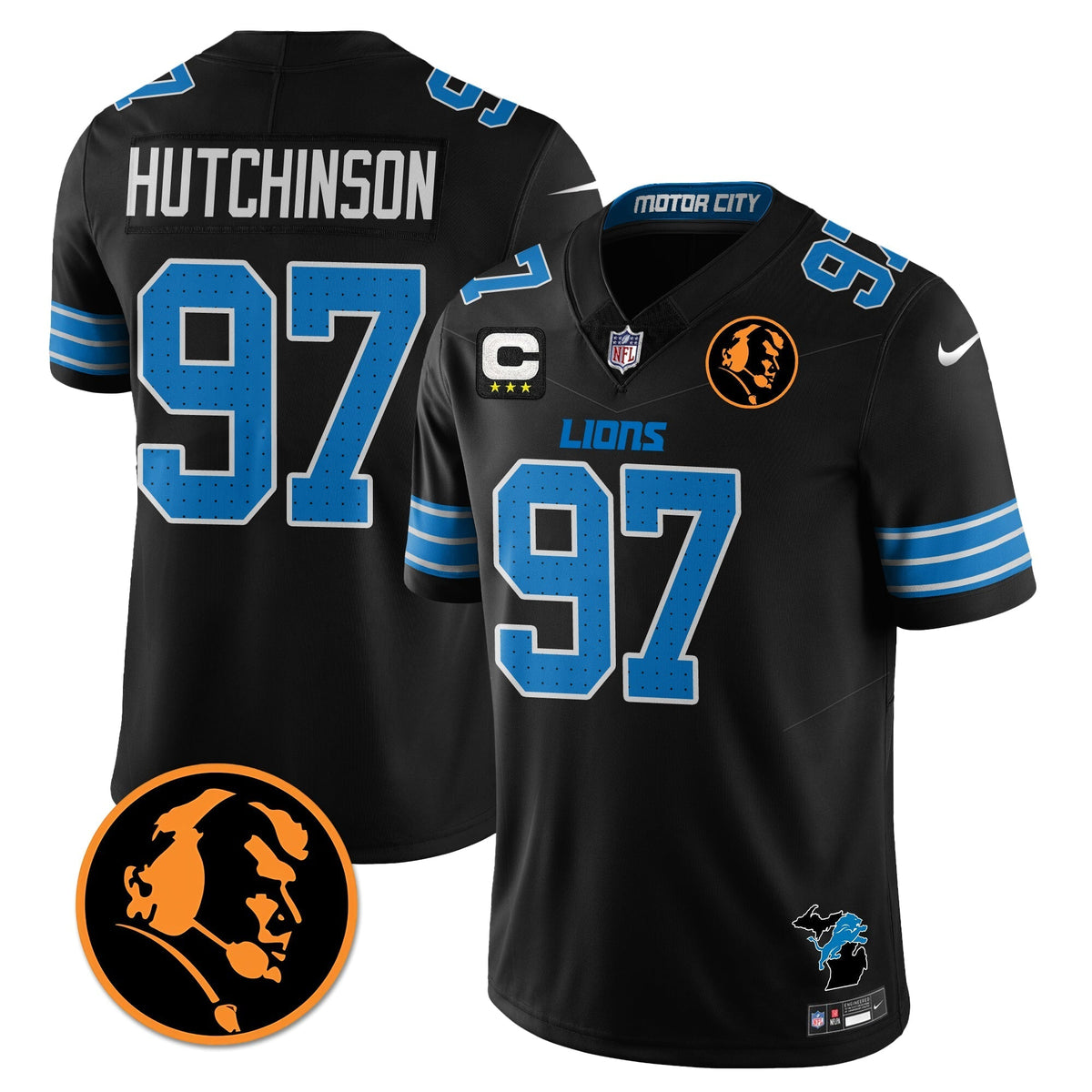 DET Vapor Limited Jersey - John Madden Patch - Stitched