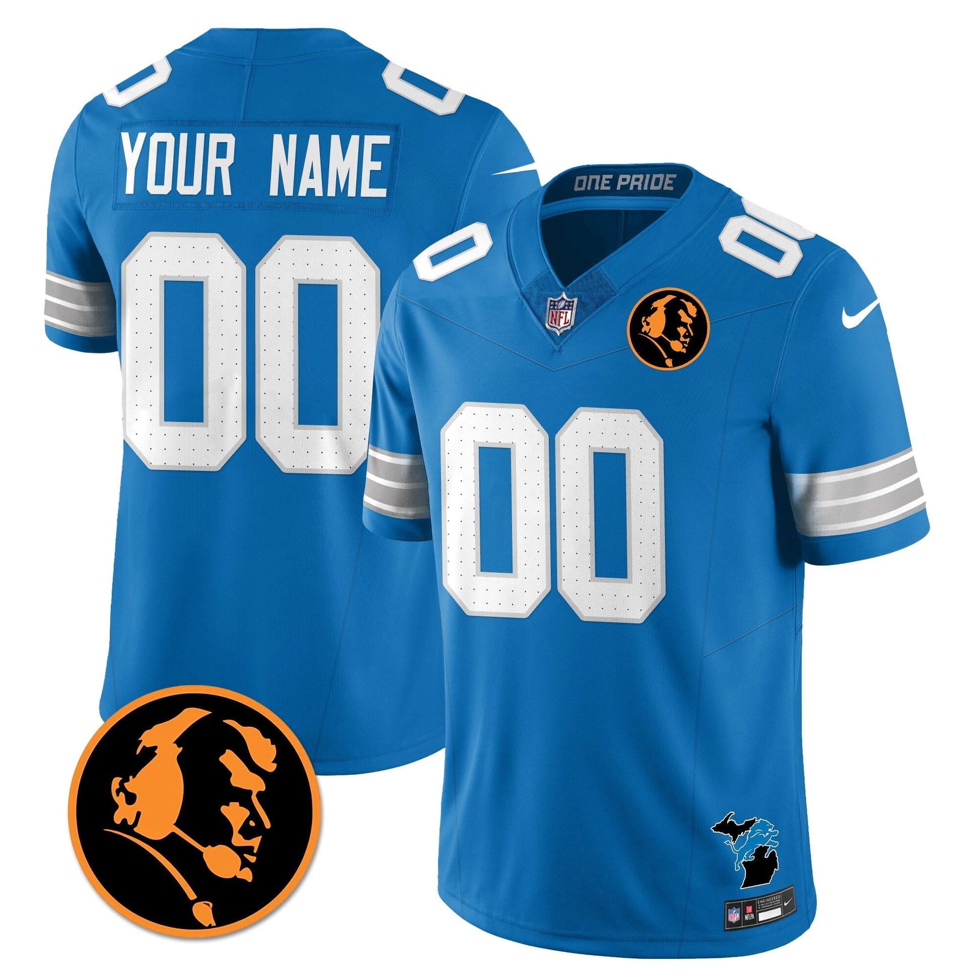 DET Vapor Limited Jersey - John Madden Patch - All Stitched