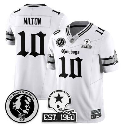 DAL Gothic Vapor Limited Jersey - John Madden Patch - Stitched