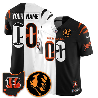 Custom CIN Vapor Limited Jersey - John Madden Patch - Stitched