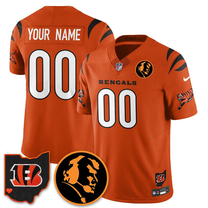 Custom CIN Vapor Limited Jersey - John Madden Patch - Stitched