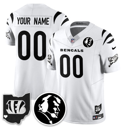 Custom CIN Vapor Limited Jersey - John Madden Patch - Stitched