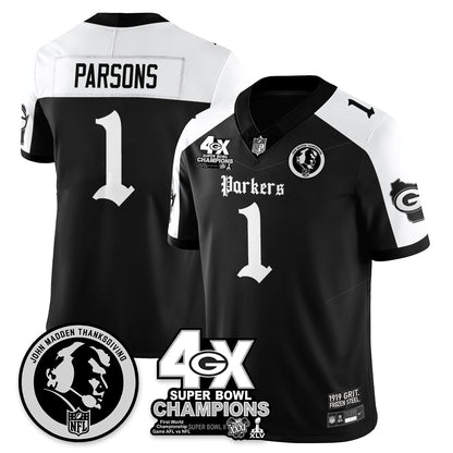 GB Gothic Vapor Limited Jersey - John Madden Patch - Stitched