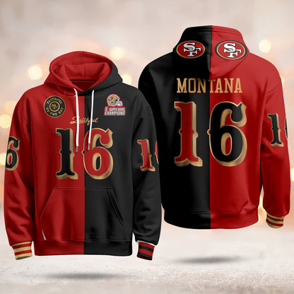 SF Rivalries 5x Champions & Faithful To The Bay Vapor Limited Hoodie - Stitched