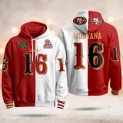 SF Rivalries 5x Champions & Faithful To The Bay Vapor Limited Hoodie - Stitched