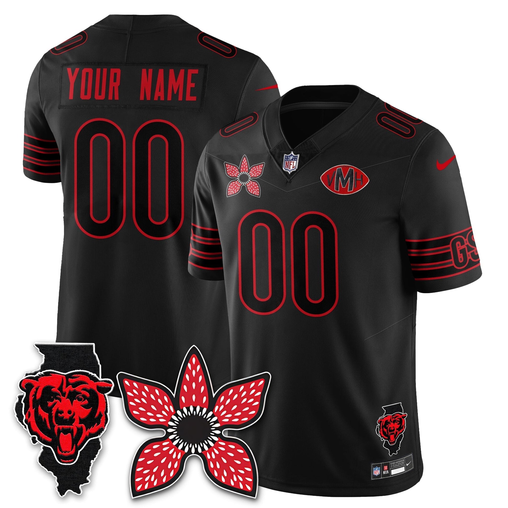 CHI 'Stranger Things Edition' Vapor Limited Jersey - All Stitched