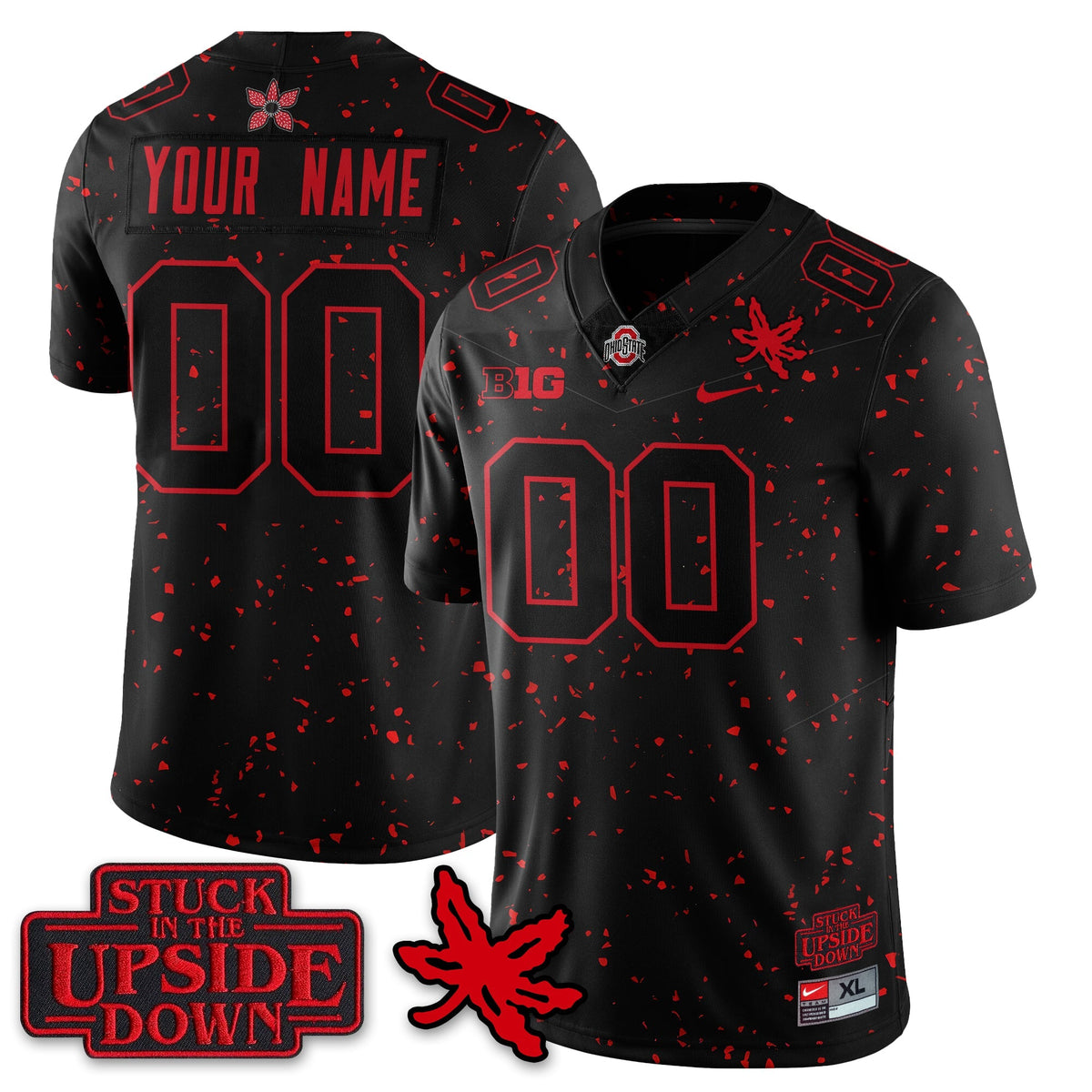 OSU 'Stranger Things Edition' Vapor Limited Custom Jersey - Stitched