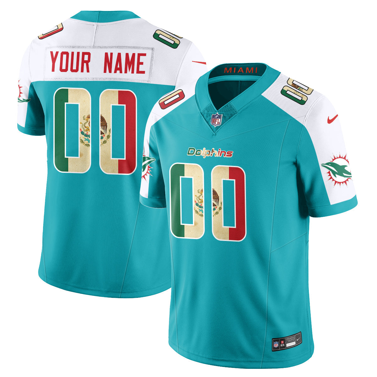 MIA Mexico Vapor Limited Jersey - Stitched