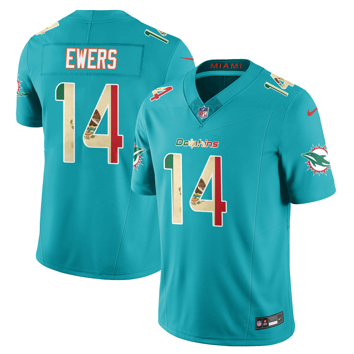MIA Mexico Vapor Limited Jersey - Stitched