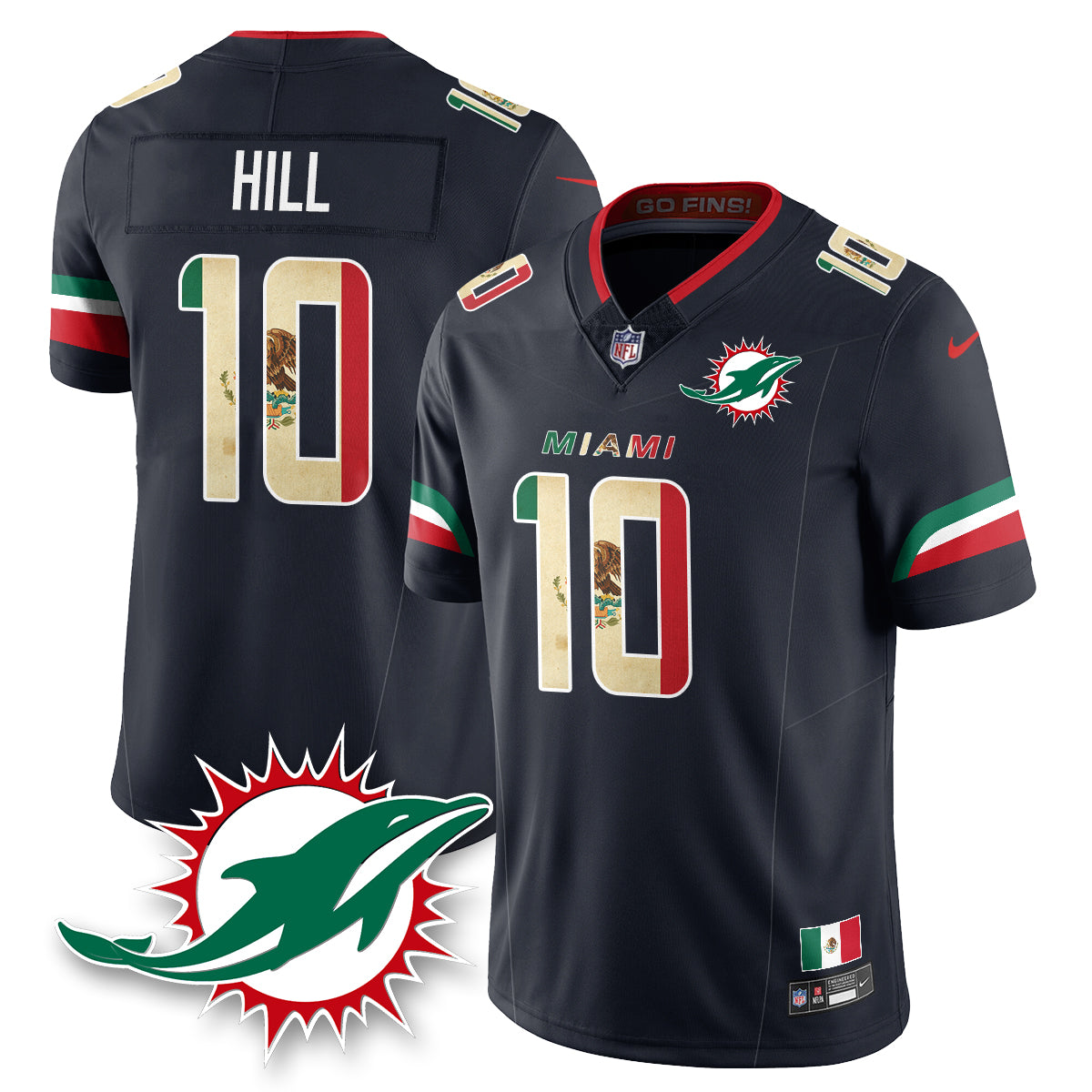 MIA Mexico Vapor Limited Jersey - Stitched