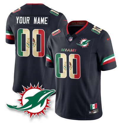 Custom MIA Mexico Vapor Limited Jersey - Stitched