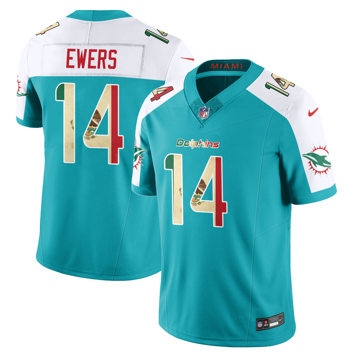 MIA Mexico Vapor Limited Jersey - Stitched