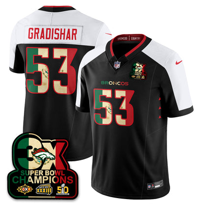 DEN Mexico Vapor Limited Jersey - Stitched