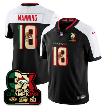 DEN Mexico Vapor Limited Jersey - Stitched