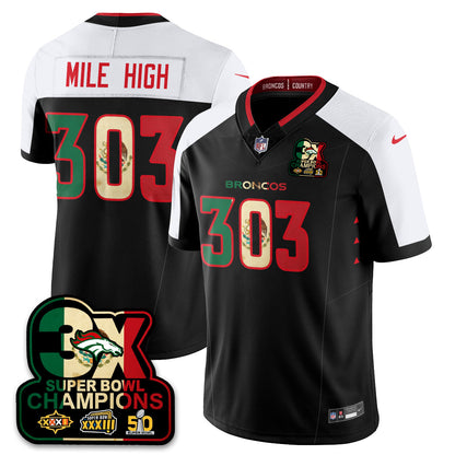 DEN Mexico Vapor Limited Jersey - Stitched