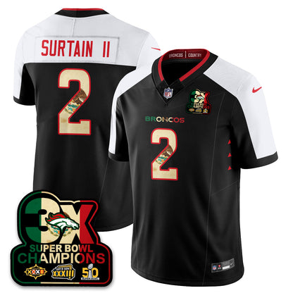 DEN Mexico Vapor Limited Jersey - Stitched