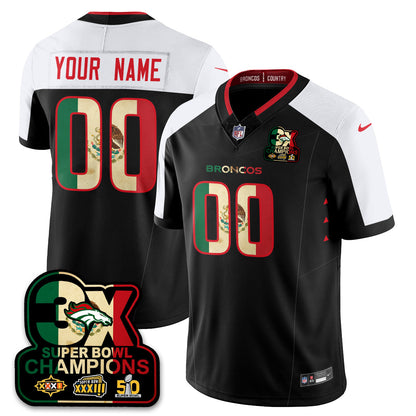 DEN Mexico Vapor Limited Jersey - Stitched