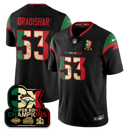 DEN Mexico Vapor Limited Jersey - Stitched