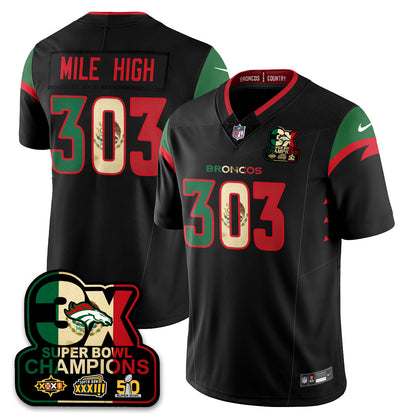 DEN Mexico Vapor Limited Jersey - Stitched