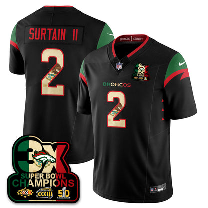 DEN Mexico Vapor Limited Jersey - Stitched