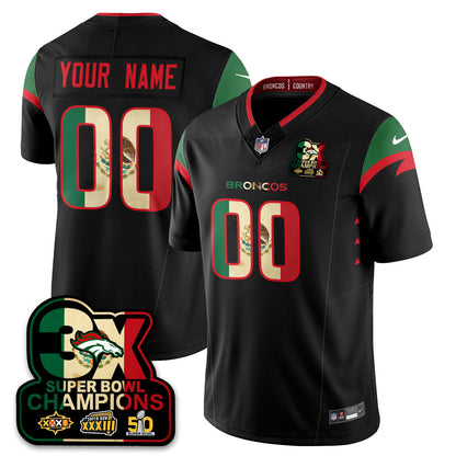 DEN Mexico Vapor Limited Jersey - Stitched