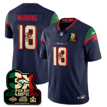 DEN Mexico Vapor Limited Jersey - Stitched
