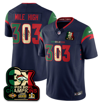 DEN Mexico Vapor Limited Jersey - Stitched