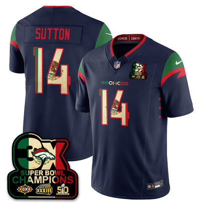 DEN Mexico Vapor Limited Jersey - Stitched