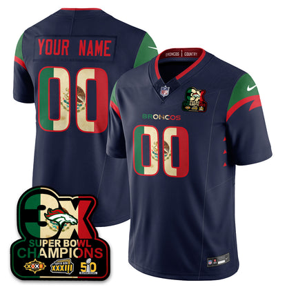 DEN Mexico Vapor Limited Jersey - Stitched