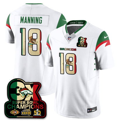 DEN Mexico Vapor Limited Jersey - Stitched