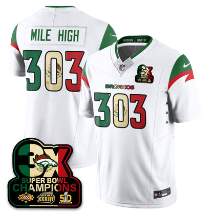 DEN Mexico Vapor Limited Jersey - Stitched