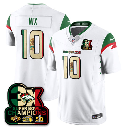DEN Mexico Vapor Limited Jersey - Stitched