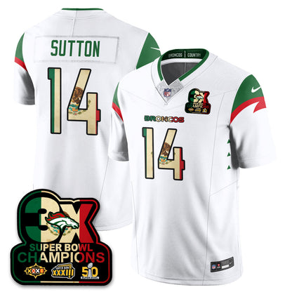 DEN Mexico Vapor Limited Jersey - Stitched