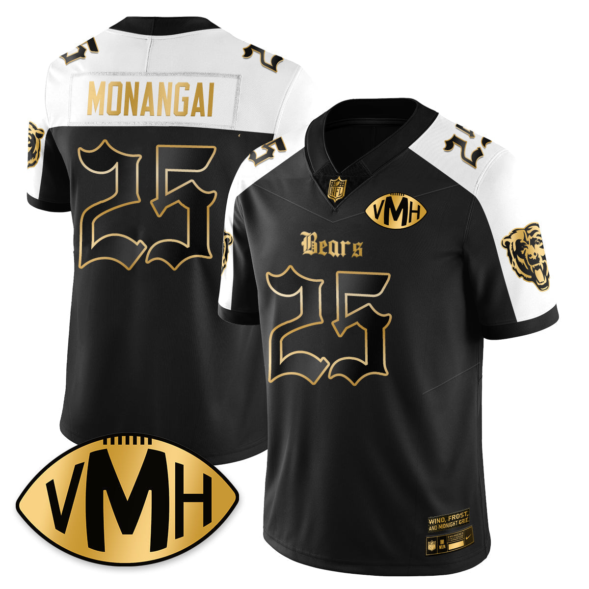 CHI VMH Tribute Patch Vapor Limited Gold Jersey - Stitched