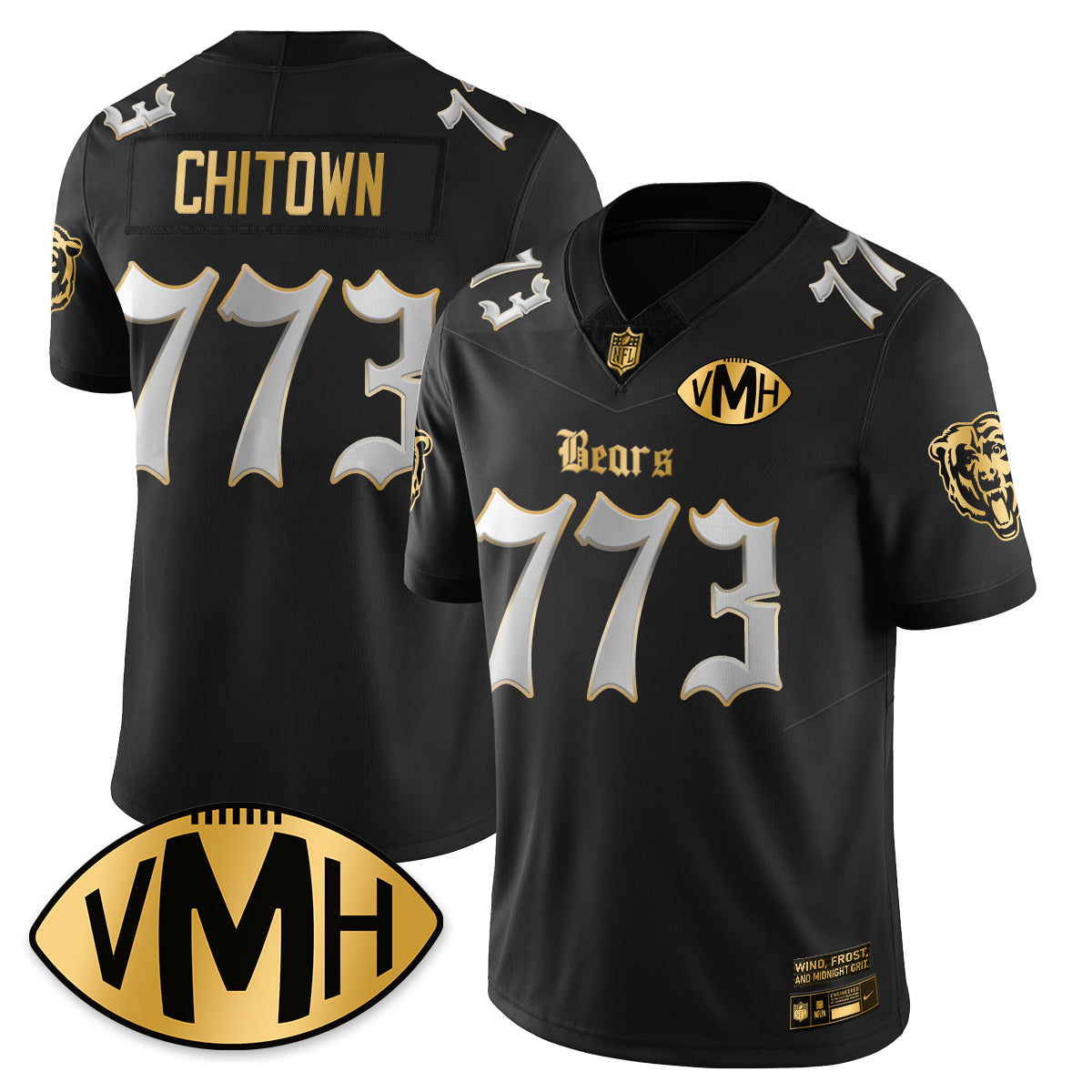CHI VMH Tribute Patch Vapor Limited Gold Jersey - Stitched