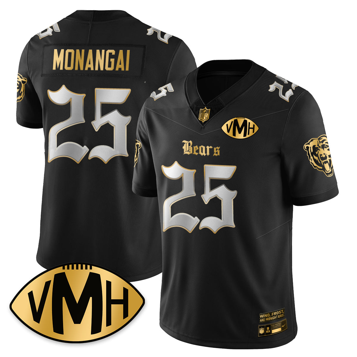 CHI VMH Tribute Patch Vapor Limited Gold Jersey - Stitched
