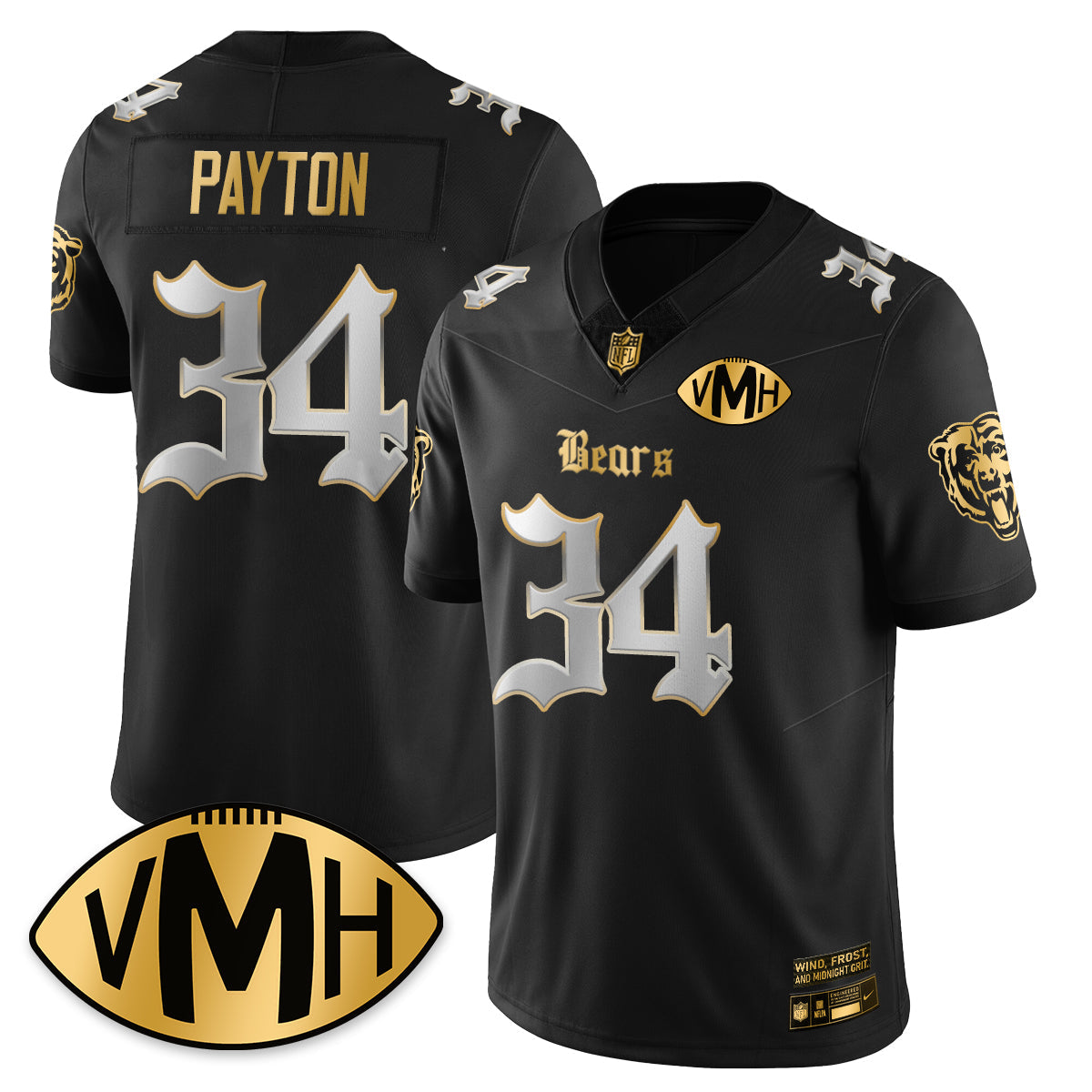 CHI VMH Tribute Patch Vapor Limited Gold Jersey - Stitched