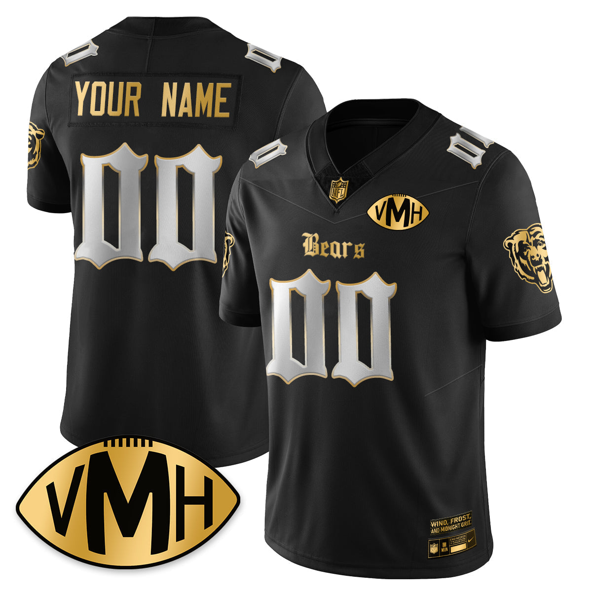 CHI VMH Tribute Patch Vapor Limited Gold Jersey - Stitched