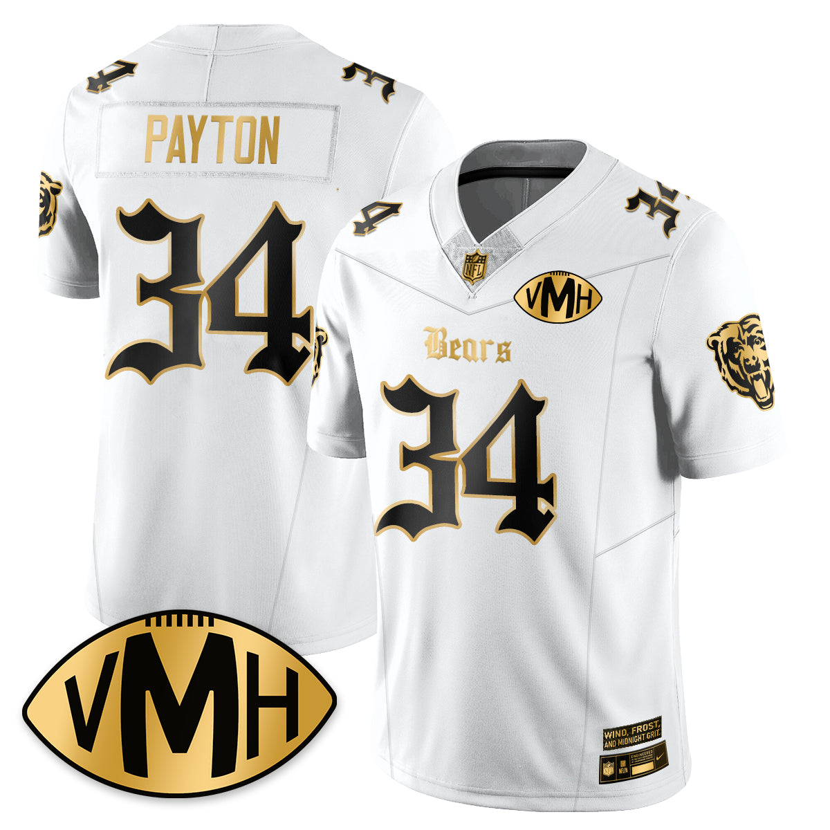 CHI VMH Tribute Patch Vapor Limited Gold Jersey - Stitched