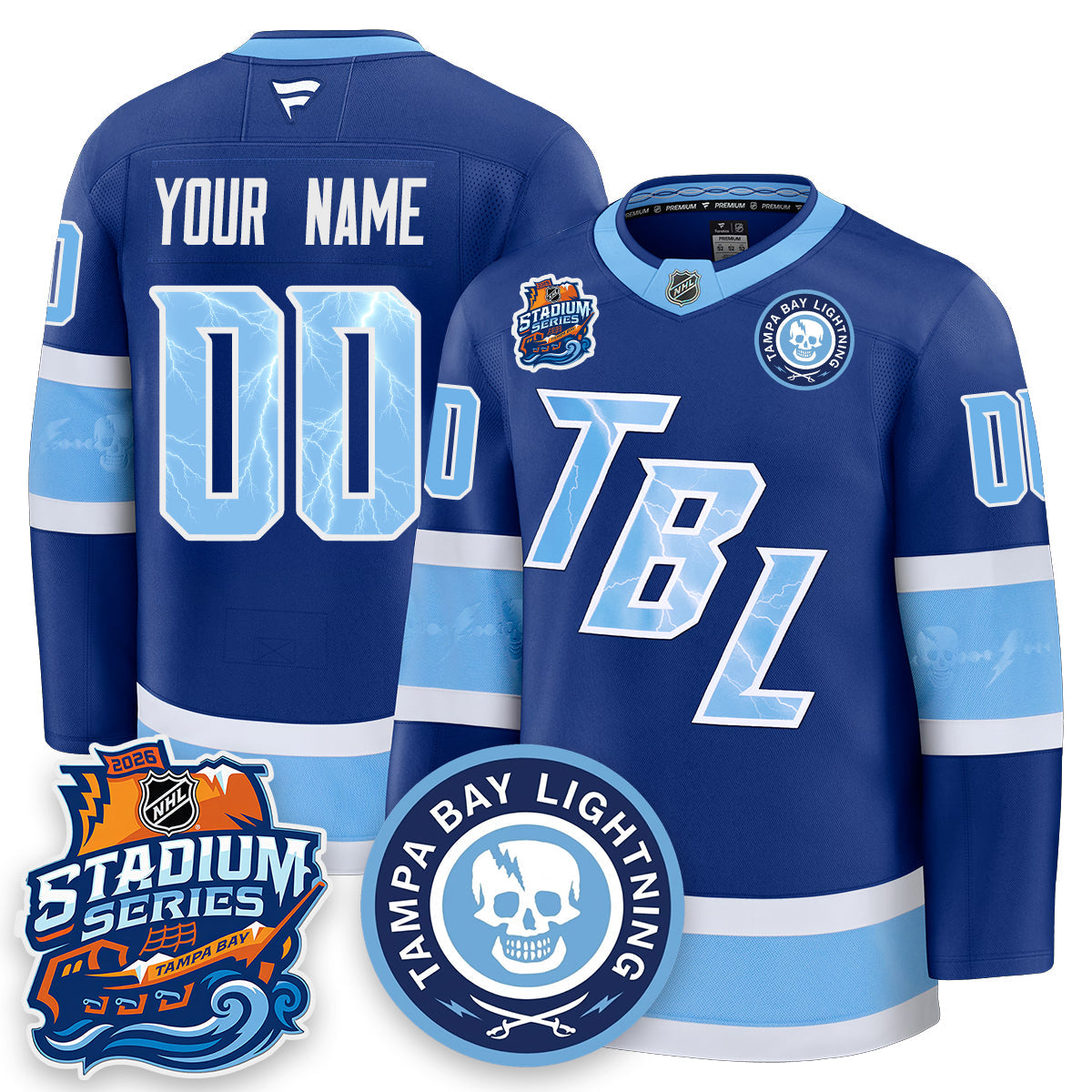 TBL Stadium Series Premium Custom Jersey - Stitched
