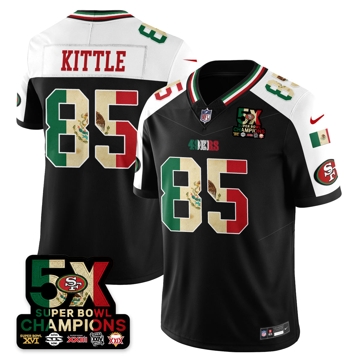 SF Mexico Vapor Limited Jersey - Stitched