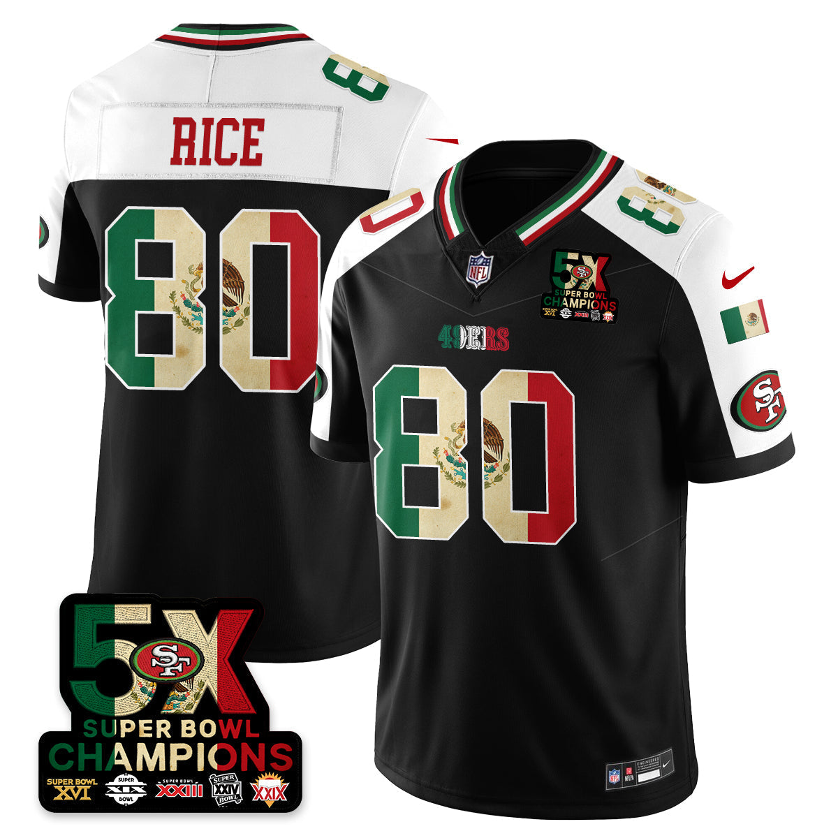 SF Mexico Vapor Limited Jersey - Stitched